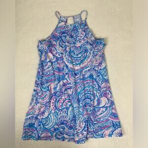 LILLY PULITZER Billie Ruffle Dress HAPPY AS A CLAM Size Small NWOT